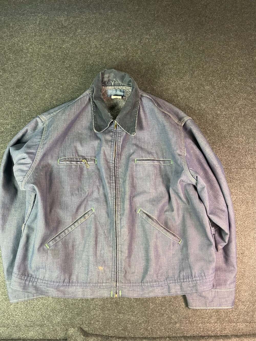 Vintage OshKosh B'Gosh Blanket Lined Denim Work Jacket
